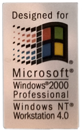 Windows NT/2000 Gehäuseaufkleber