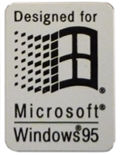 Windows 95 Gehäuseaufkleber
