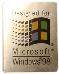 Windows 98 Gehäuseaufkleber