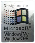 Windows ME/98 Gehäuseaufkleber